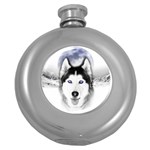 Wolf Moon Mountains Hip Flask (5 oz)