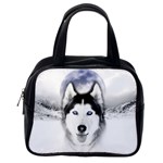 Wolf Moon Mountains Classic Handbag (One Side)