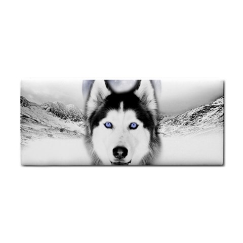 Wolf Moon Mountains Hand Towel from ArtsNow.com Front