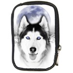 Wolf Moon Mountains Compact Camera Leather Case