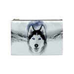Wolf Moon Mountains Cosmetic Bag (Medium)