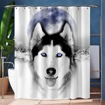 Wolf Moon Mountains Shower Curtain 60  x 72  (Medium)