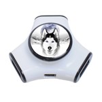 Wolf Moon Mountains 3-Port USB Hub
