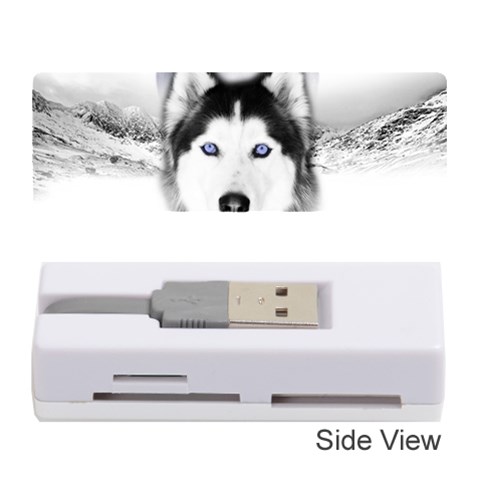 Wolf Moon Mountains Memory Card Reader (Stick) from ArtsNow.com Front