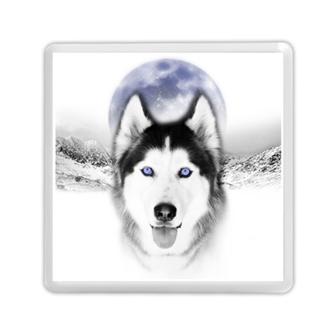 Wolf Moon Mountains Memory Card Reader (Square) from ArtsNow.com Front