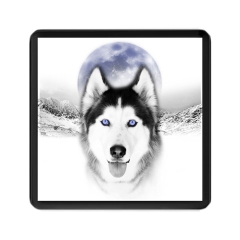 Wolf Moon Mountains Memory Card Reader (Square) from ArtsNow.com Front