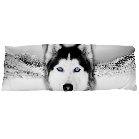 Wolf Moon Mountains Body Pillow Case Dakimakura (Two Sides) from ArtsNow.com Front