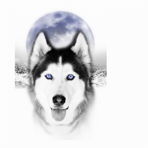 Wolf Moon Mountains Small Garden Flag (Two Sides) from ArtsNow.com Front