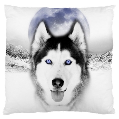 Wolf Moon Mountains Large Cushion Case (One Side) from ArtsNow.com Front