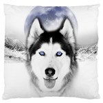 Wolf Moon Mountains Large Cushion Case (One Side)