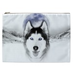 Wolf Moon Mountains Cosmetic Bag (XXL)