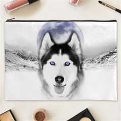 Wolf Moon Mountains Cosmetic Bag (XXXL) from ArtsNow.com Front