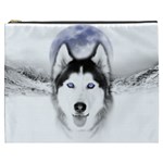 Wolf Moon Mountains Cosmetic Bag (XXXL)