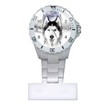 Wolf Moon Mountains Plastic Nurses Watch