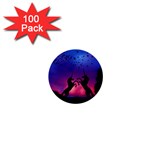 Unicorn Sunset 1  Mini Button (100 pack) 