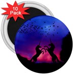 Unicorn Sunset 3  Magnet (10 pack)