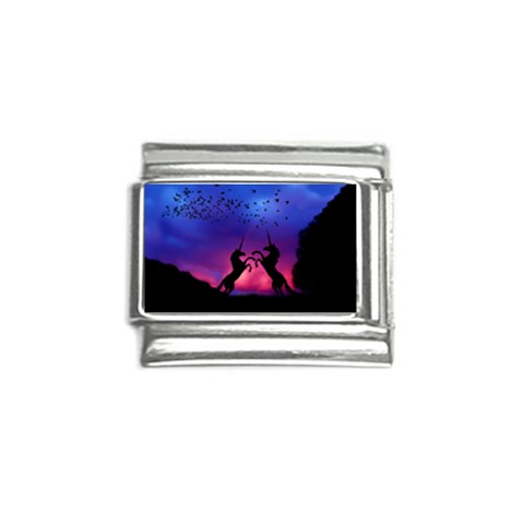 Unicorn Sunset Italian Charm (9mm) from ArtsNow.com Front