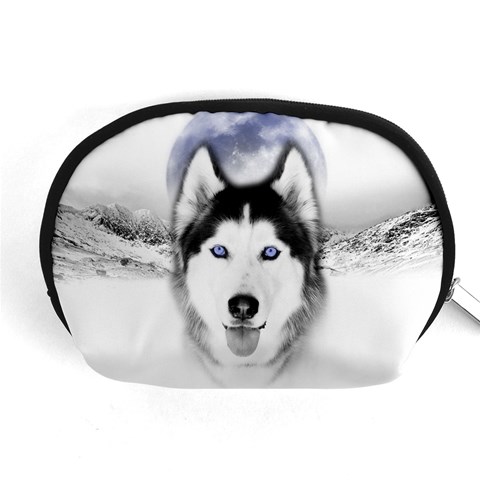Wolf Moon Mountains Accessory Pouch (Medium) from ArtsNow.com Front