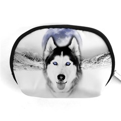 Wolf Moon Mountains Accessory Pouch (Medium) from ArtsNow.com Front