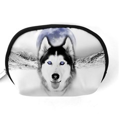 Wolf Moon Mountains Accessory Pouch (Medium) from ArtsNow.com Back