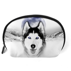 Wolf Moon Mountains Accessory Pouch (Large) from ArtsNow.com Back