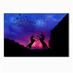 Unicorn Sunset Postcard 4 x 6  (Pkg of 10)