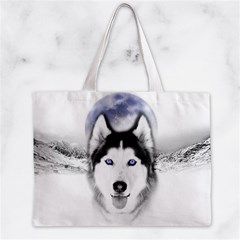 Wolf Moon Mountains Zipper Mini Tote Bag from ArtsNow.com Front