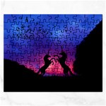 Unicorn Sunset Jigsaw Puzzle (Rectangular)