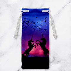 Unicorn Sunset Jewelry Bag from ArtsNow.com Front