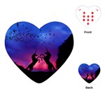 Unicorn Sunset Playing Cards (Heart)