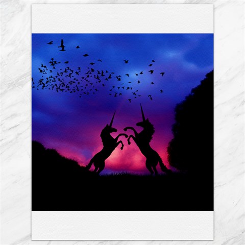 Unicorn Sunset Canvas 12  x 16  from ArtsNow.com 11.86 x15.41  Canvas - 1