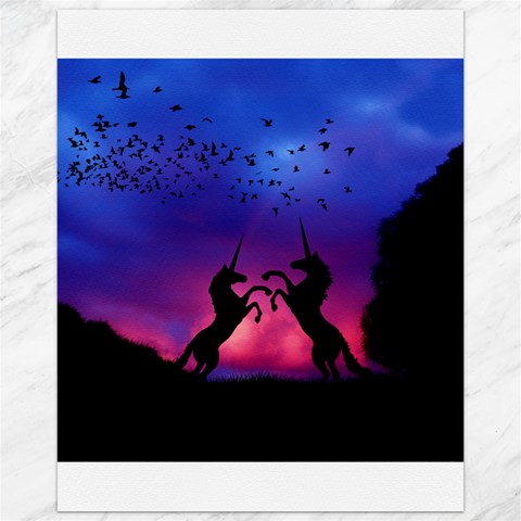 Unicorn Sunset Canvas 16  x 20  from ArtsNow.com 15.75 x19.29  Canvas - 1