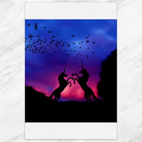 Unicorn Sunset Canvas 24  x 36  from ArtsNow.com 23.35 x34.74  Canvas - 1
