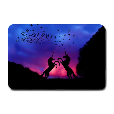 Unicorn Sunset Plate Mat from ArtsNow.com 18 x12  Plate Mat