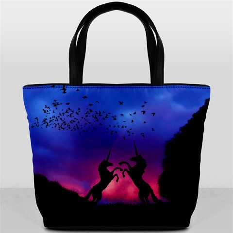 Unicorn Sunset Bucket Bag from ArtsNow.com Front