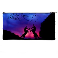 Unicorn Sunset Pencil Case from ArtsNow.com Back