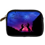 Unicorn Sunset Digital Camera Leather Case