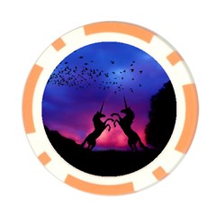 Unicorn Sunset Poker Chip Card Guard (10 pack) from ArtsNow.com Back