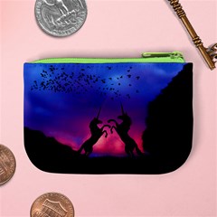 Unicorn Sunset Mini Coin Purse from ArtsNow.com Back