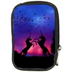 Unicorn Sunset Compact Camera Leather Case