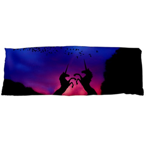 Unicorn Sunset Body Pillow Case (Dakimakura) from ArtsNow.com Body Pillow Case