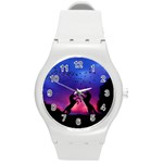 Unicorn Sunset Round Plastic Sport Watch (M)