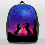 Unicorn Sunset School Bag (XL)