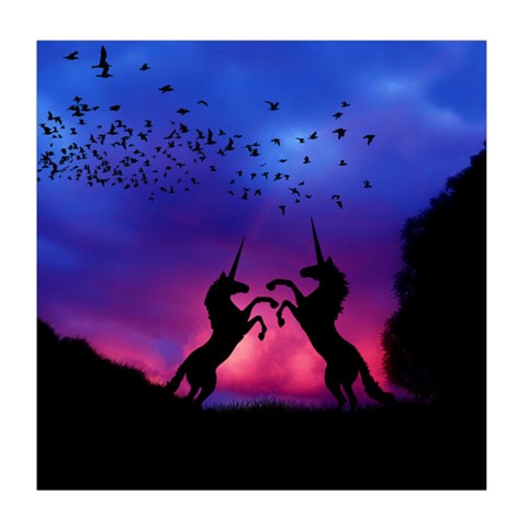 Unicorn Sunset Duvet Cover Double Side (Queen Size) from ArtsNow.com Front