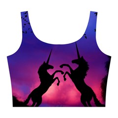 Unicorn Sunset Midi Sleeveless Dress from ArtsNow.com Top Back