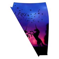 Unicorn Sunset Midi Wrap Pencil Skirt from ArtsNow.com Front Left