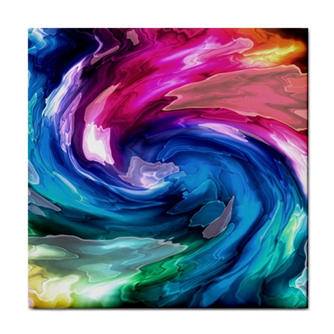 Water Paint Tile Coaster from ArtsNow.com Front