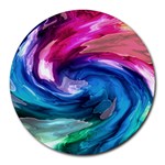 Water Paint Round Mousepad