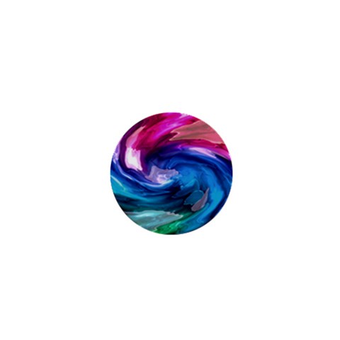 Water Paint 1  Mini Button from ArtsNow.com Front