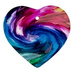 Water Paint Ornament (Heart)